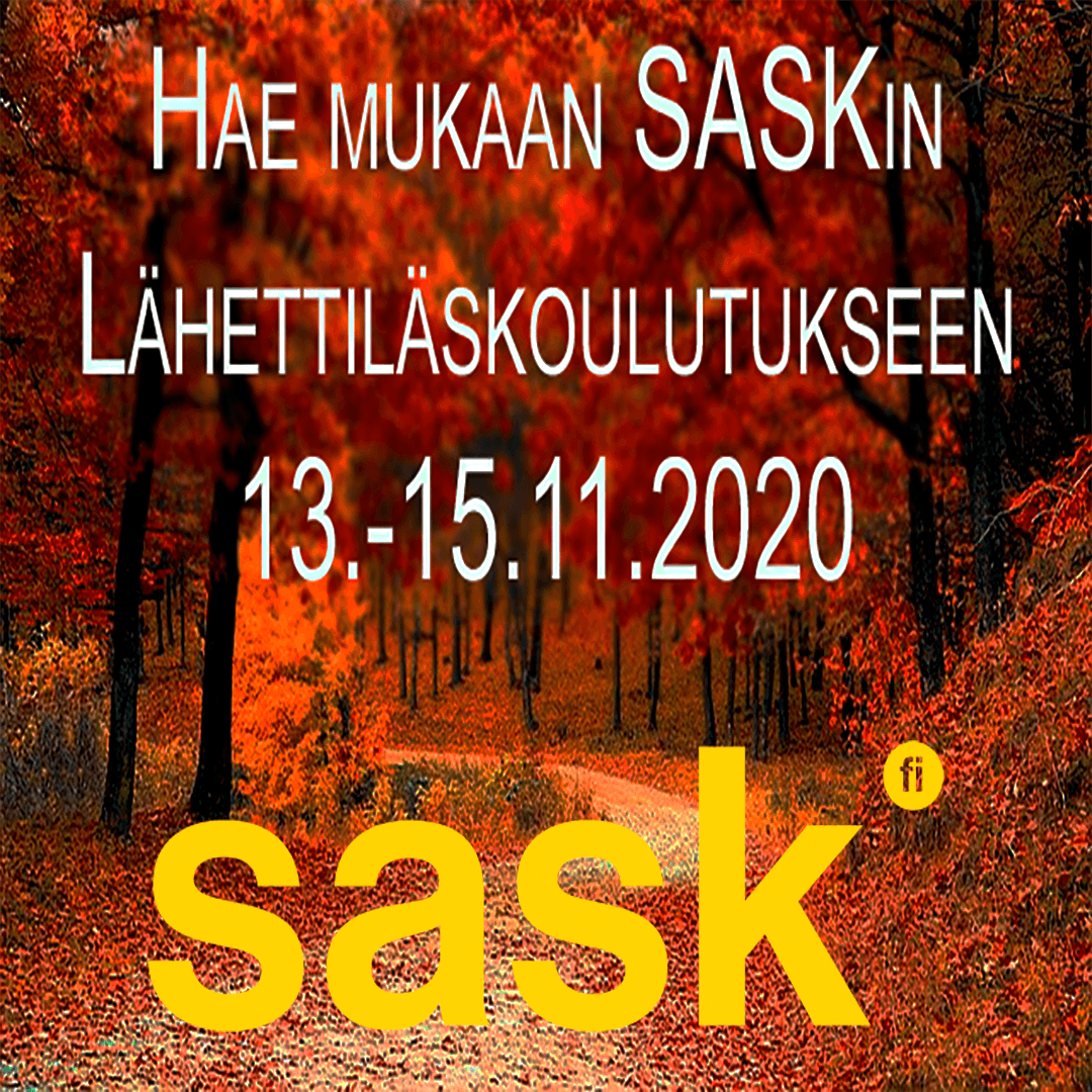 Hae mukaan SASKin lähettiläskoulutukseen