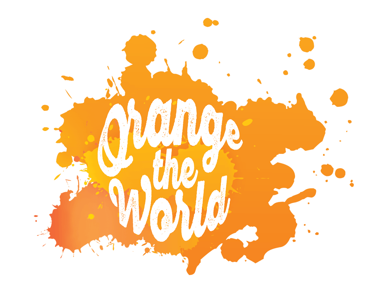 Orange the World -kampanjan oranssi logo