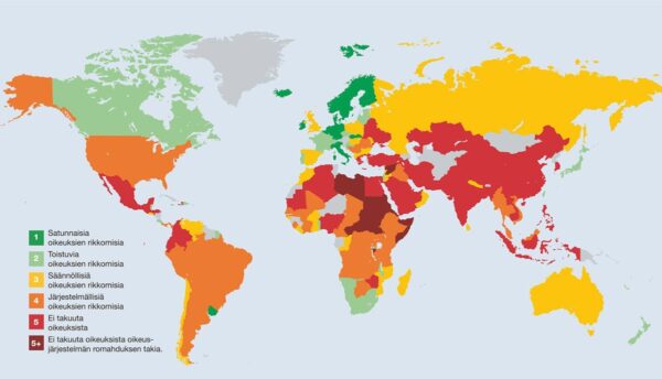 Maailmassa on liian vähän vihreää: työntekijöiden oikeuksia sorretaan joka mantereella