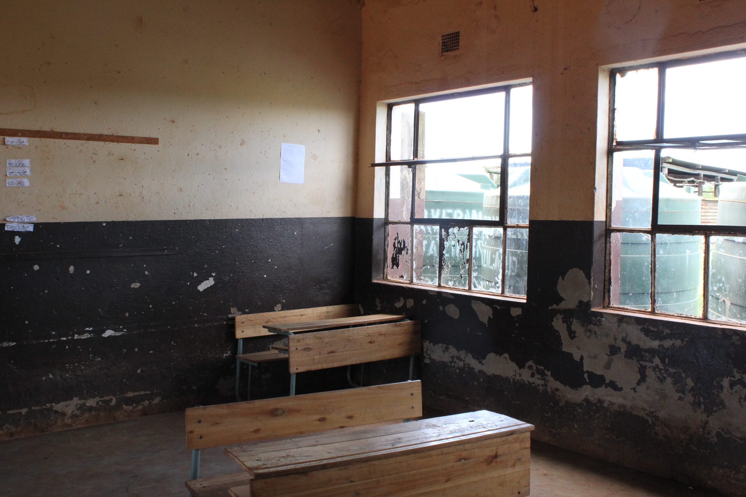 Eswatinilainen luokkahuone 